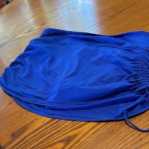 Lands' End Vibrant Blue Mini Skirt built-in panties